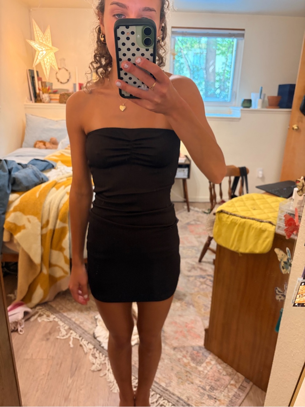 Frankie’s Bikinis Black Mini Dress